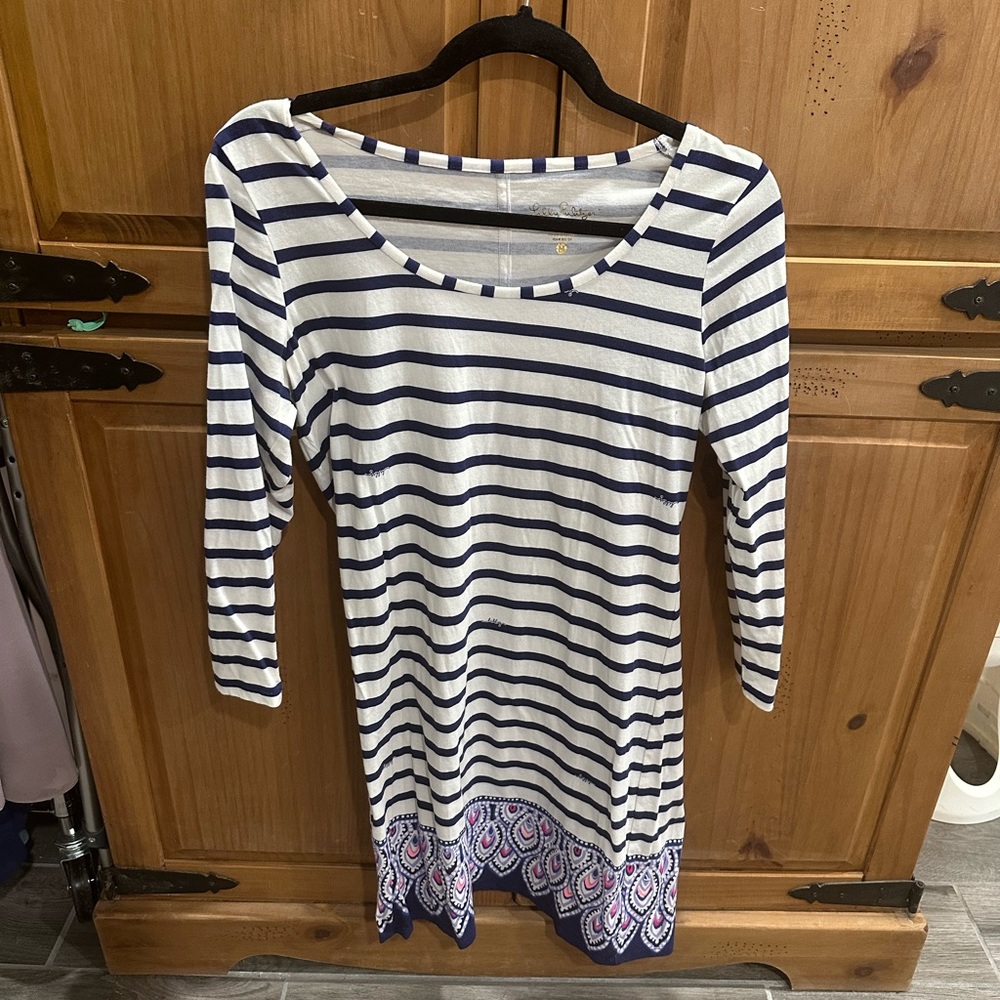 Lilly Pulitzer 3/4 Sleeve Mini Dress